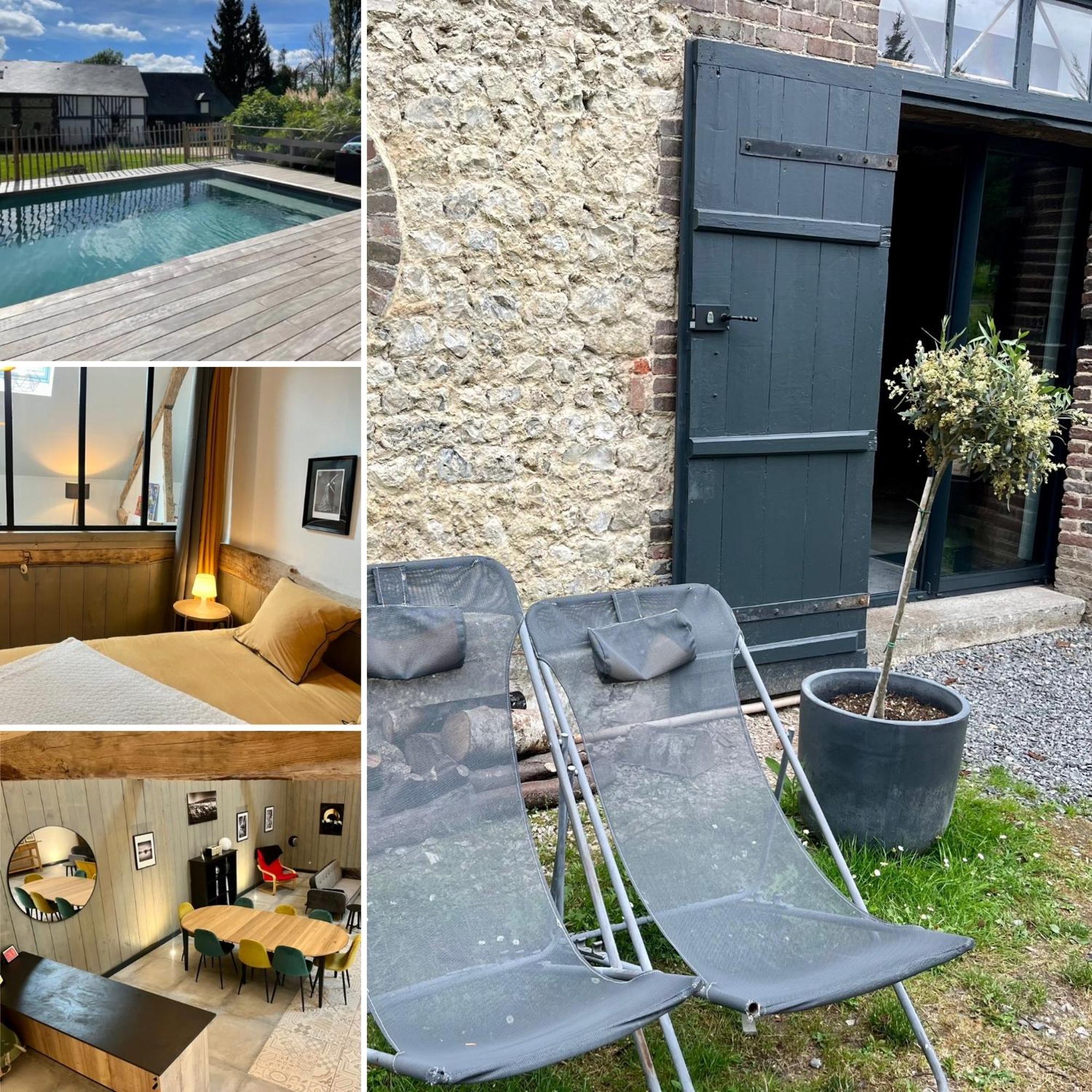 Le Grenier D'Ouilly Au Coeur Du Pays D'Auge - Gite Avec Piscine A 20 Min Des Plages Exterior foto